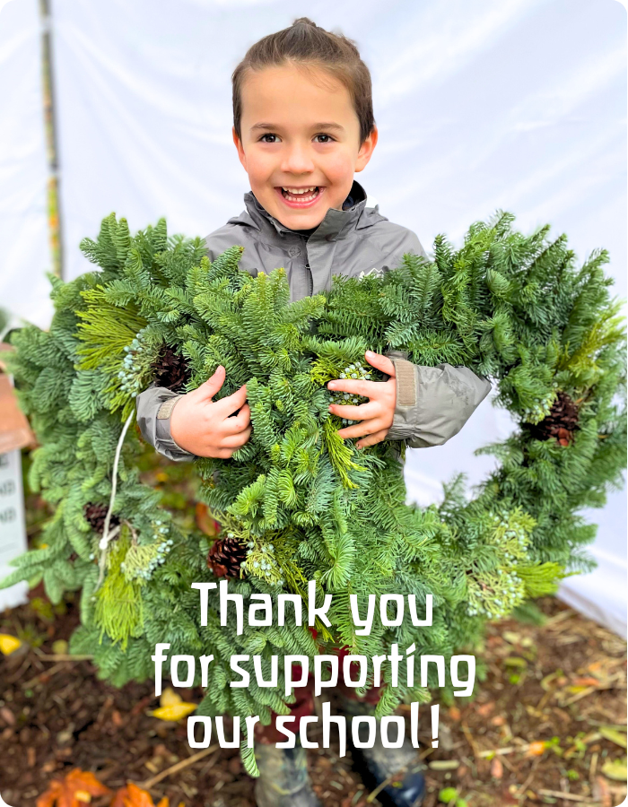 24" Silver Fir Wreath